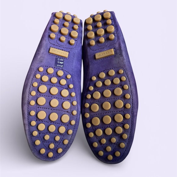 Coach Nancy Nubuck Violet Driving Loafers 8.5 EUC - Picture 4 of 8